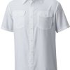 Columbia Men's Utilizer II Solid Short Sleeve Shirt (1577762)white Camisas hombre