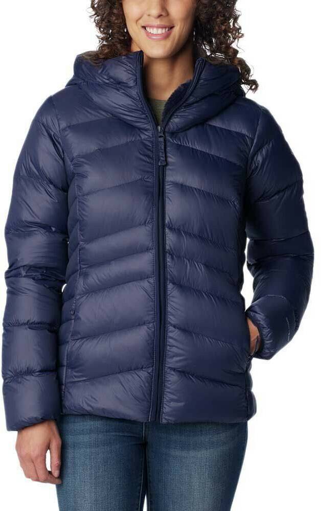 Columbia Autumn Park Down Hooded Jacket Womendark nocturnal Ropa de montaña