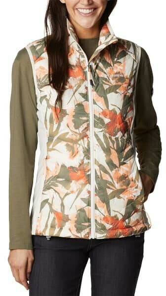 Ropa de montaña Columbia Powder Pass Vest Womenchalk floricult