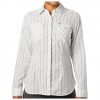 Columbia Camp Henry II Longsleeve Shirtwhite stripe Blusas