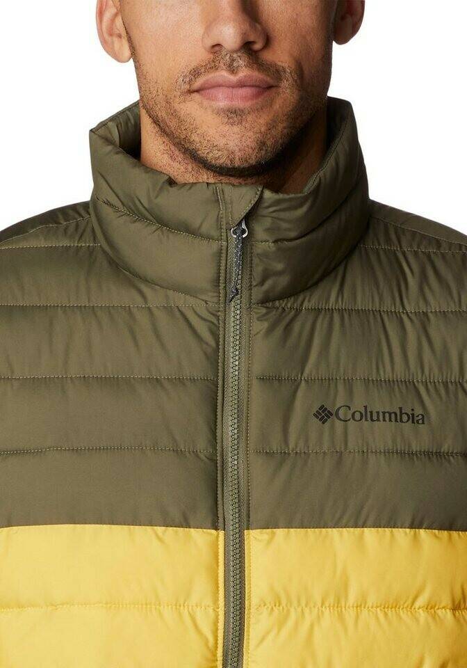 Chaquetas y abrigos hombre Columbia Powder Lite Vestgolden nugget/stone green